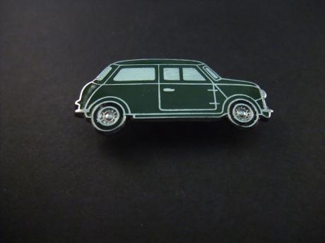 Mini Cooper kleine Brits automerk  groen